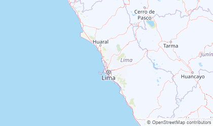 Landkarte von Lima