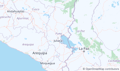 Landkarte von Puno