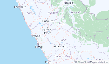 Landkarte von Zentrale Sierra