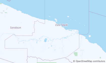 Landkarte von Ost-Sepik