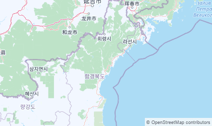 Landkarte von Hamgyong-bukto