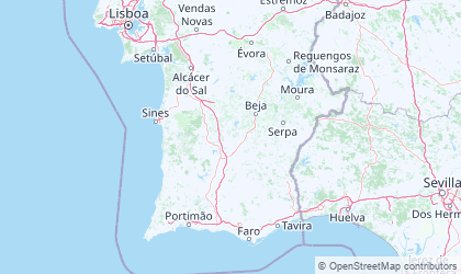 Landkarte von Beja