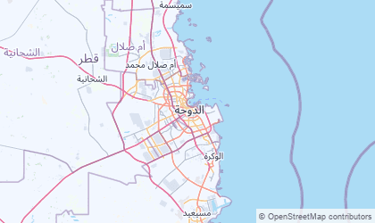 Landkarte von Baladiyat ad Dawhah