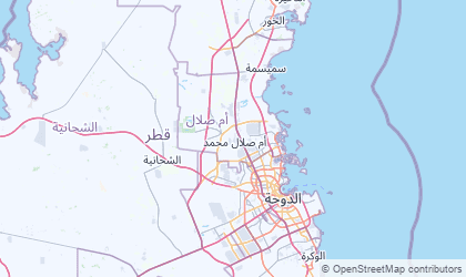 Landkarte von Baladiyat Umm Salal