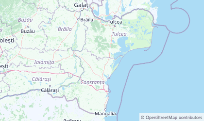 Landkarte von Dobrogea