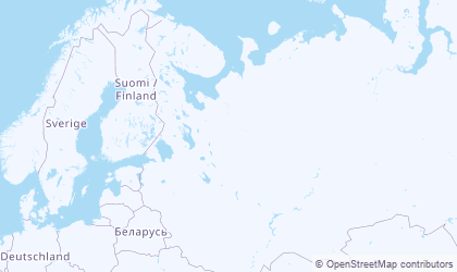 Landkarte von Nordwestrussland