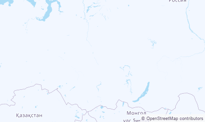 Landkarte von Sibirien