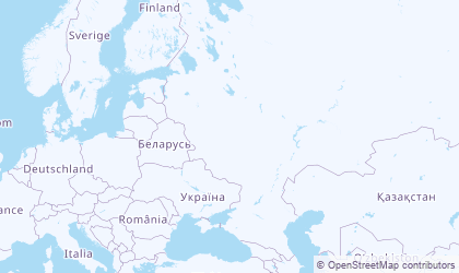 Landkarte von Zentralrussland