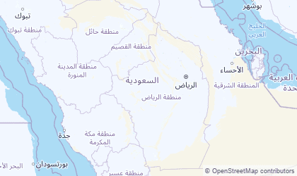 Landkarte von Najd
