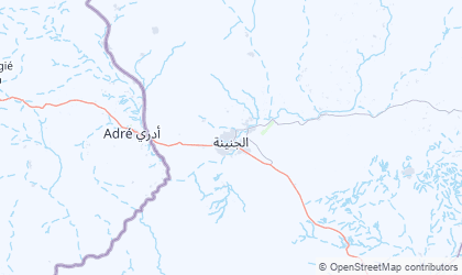 Landkarte von Western Darfur