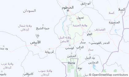 Landkarte von White Nile