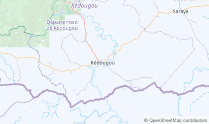 Landkarte von Kédougou