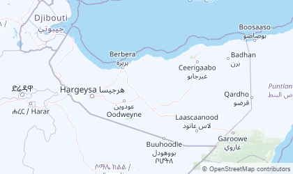 Landkarte von Somaliland
