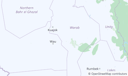 Landkarte von Warrap