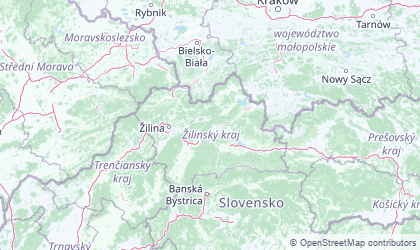 Landkarte von Žilinský