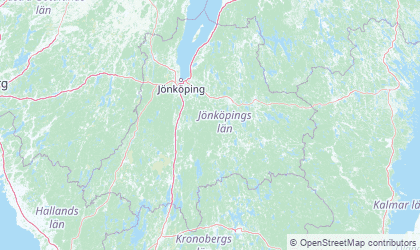 Landkarte von Jönköping