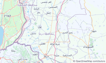 Landkarte von Daraa