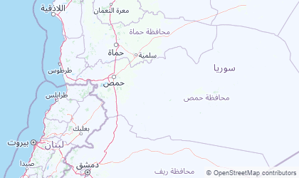 Landkarte von Homs