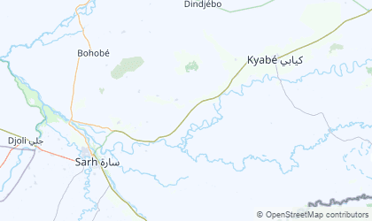 Landkarte von Moyen-Chari
