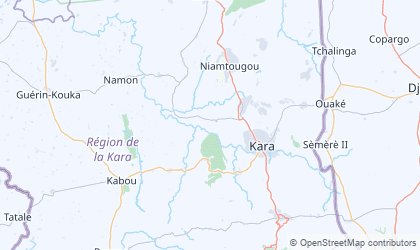 Landkarte von Kara