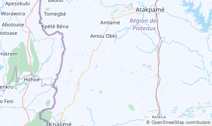 Landkarte von Plateaux
