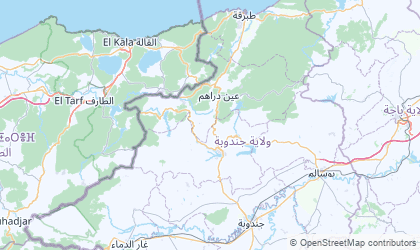 Landkarte von Jundubah