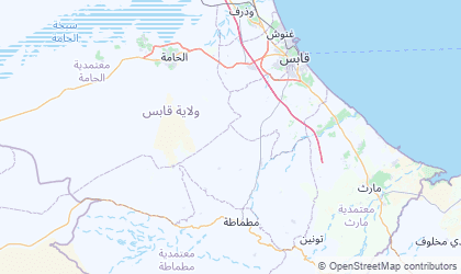 Landkarte von Qabis