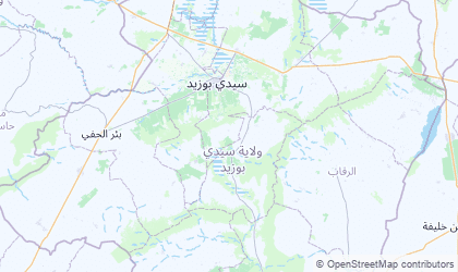 Landkarte von Sidi Bu Zayd