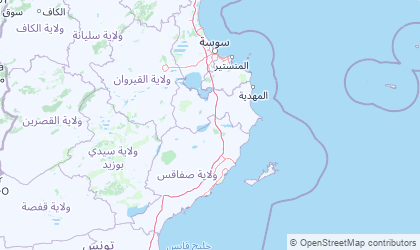 Landkarte von Zentraler Osten