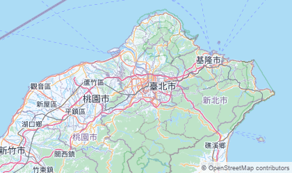 Landkarte von Taipei