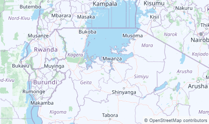 Landkarte von Lake Victoria