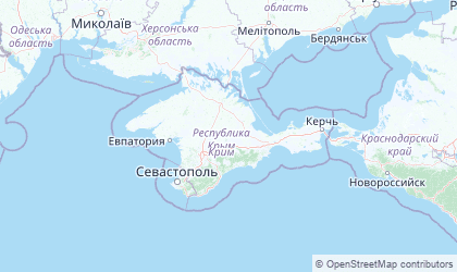 Landkarte von Crimea