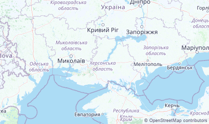 Landkarte von Kherson