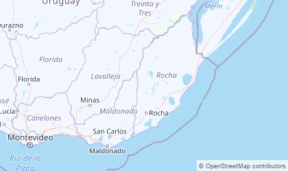 Landkarte von Costa Atlántica