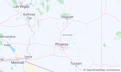 Landkarte von Arizona
