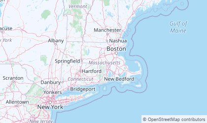 Landkarte von Massachusetts