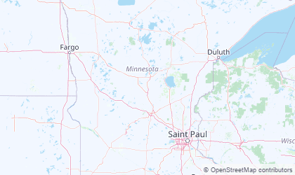 Landkarte von Minnesota
