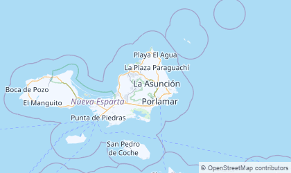 Landkarte von Atlantik Inseln