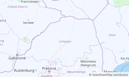 Landkarte von Limpopo