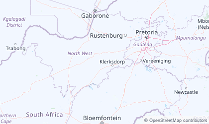Landkarte von North-West