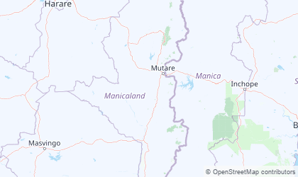 Landkarte von Manicaland