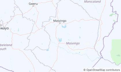 Landkarte von Masvingo