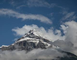 Der Mount Everest im Himalaya Gebirge