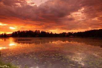 Sonnenuntergang Finnland