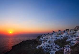 Sonnenuntergang Griechenland