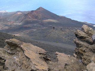 Vulkan Teneguia in Spanien